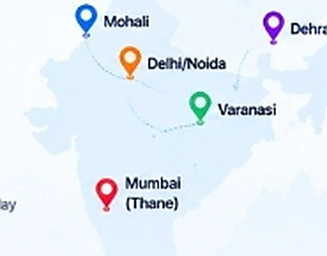 4Achievers Training Centers Map of India
